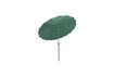 Miniature Green polyester parasol without base Sunshine 6