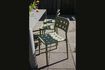 Miniature Green polypropylene plastic garden chair Serra 4