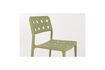 Miniature Green polypropylene plastic garden chair Serra 9