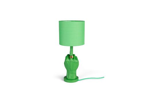 Green resin lamp What If