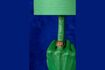 Miniature Green resin lamp What If 4