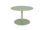 Miniature Green steel coffee table Snow Clipped