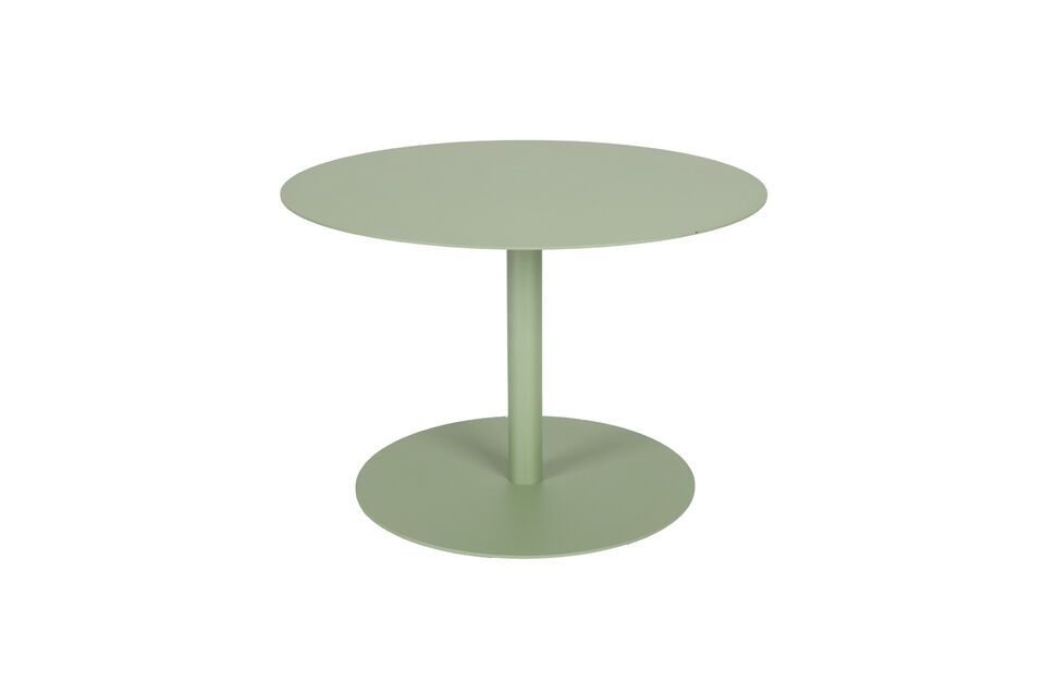 Green steel coffee table Snow Zuiver