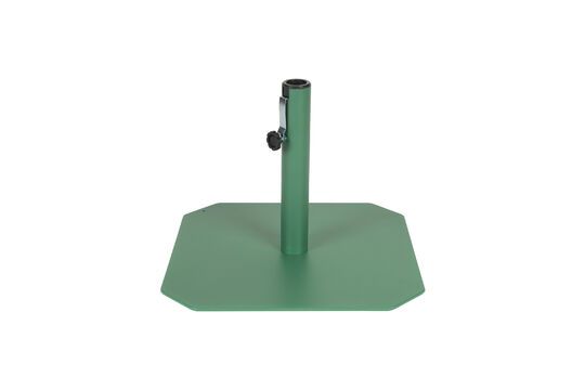 Green steel parasol base Sunshine Clipped