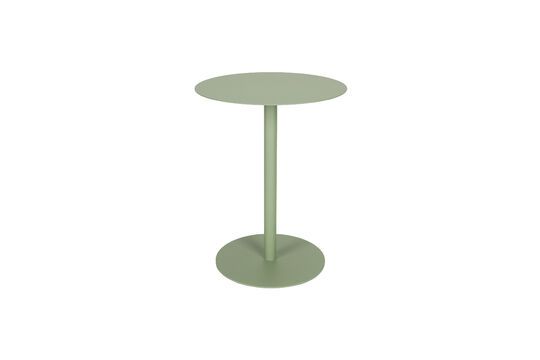 Green steel side table Snow Clipped