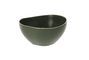 Miniature Green stoneware bowl Coria Clipped