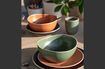 Miniature Green stoneware bowl Coria 2