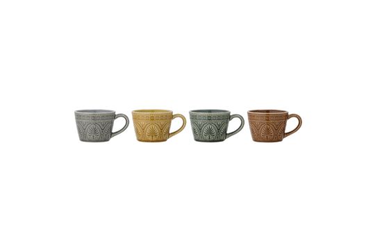 Green stoneware cup Rani Clipped