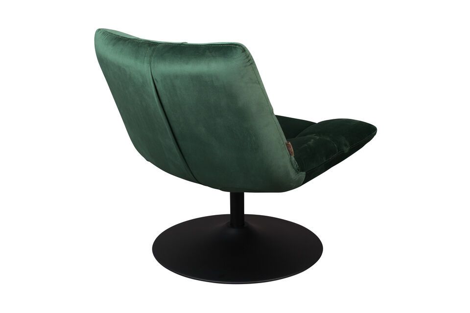 Green velvet lounge chair Bar - 6