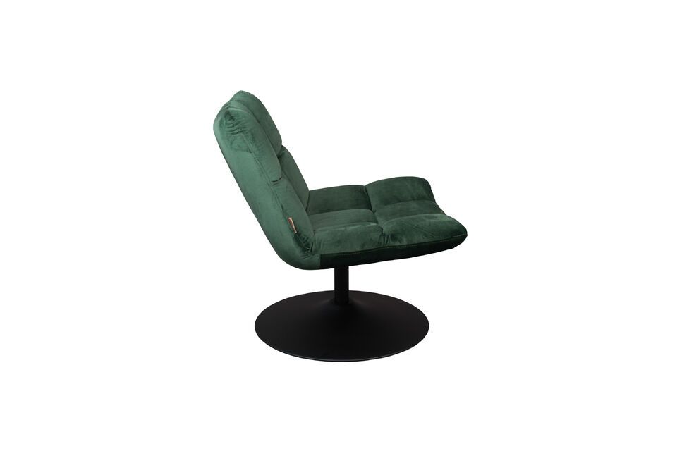 Green velvet lounge chair Bar - 7