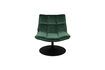 Miniature Green velvet lounge chair Bar 10