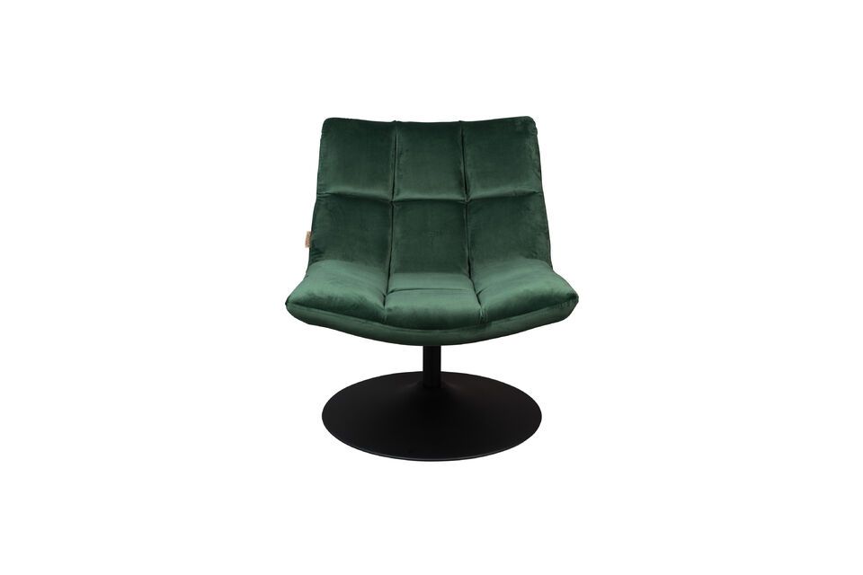 Green velvet lounge chair Bar - 8