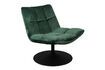 Miniature Green velvet lounge chair Bar 6