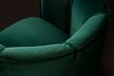 Miniature Green velvet lounge chair Flower 3