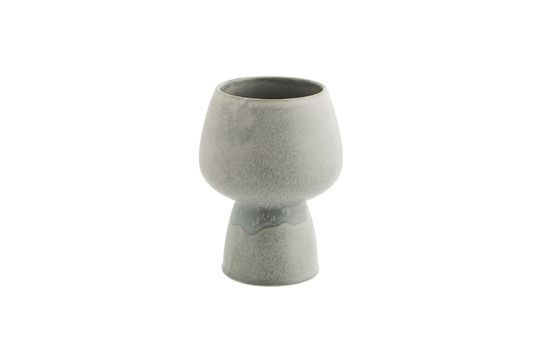 Grey ceramic planter Inspia Clipped
