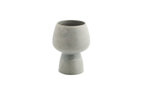 Grey ceramic planter Inspia