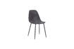 Miniature Grey chair in leather look Found 1