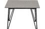 Miniature Grey concrete coffee table Mundo Clipped