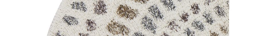Material Details Grey cotton carpet Janet
