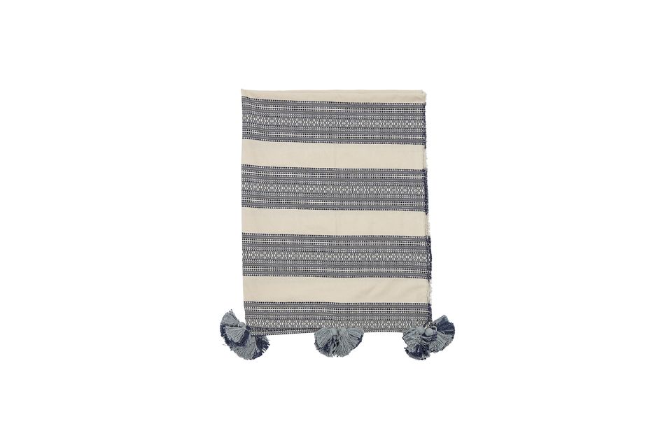 Grey cotton plaid Bloomingville