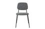 Miniature Grey dining room chair Corte Clipped