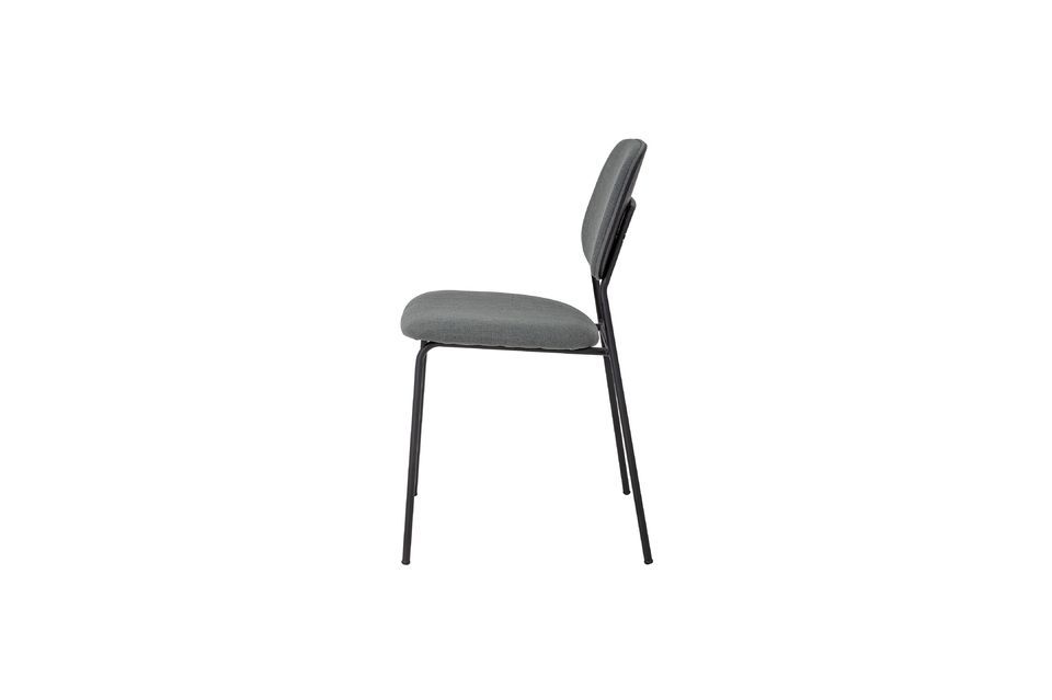 Grey dining room chair Corte - 5