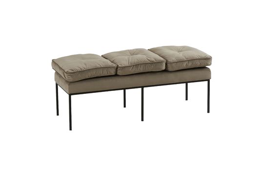 Grey fabric bench Nirva Weimar