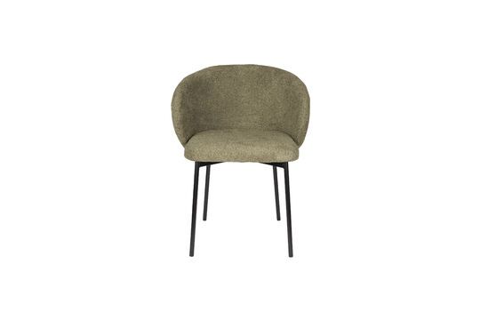 Grey fabric chair Ayle Clipped