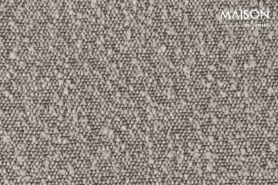Simplicity, comfort and swivel design in grey fabric.