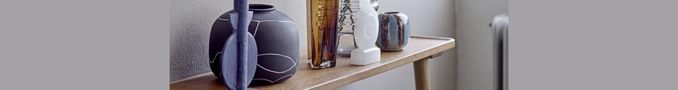 Material Details Grey glass vase Belma