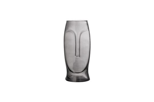 Grey glass vase Ditta Clipped