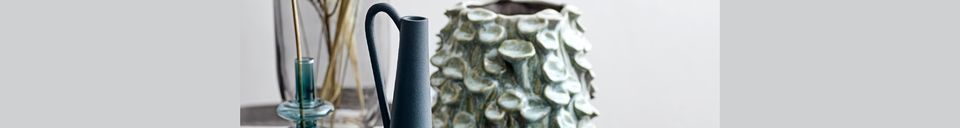 Material Details Grey glass vase Irfa