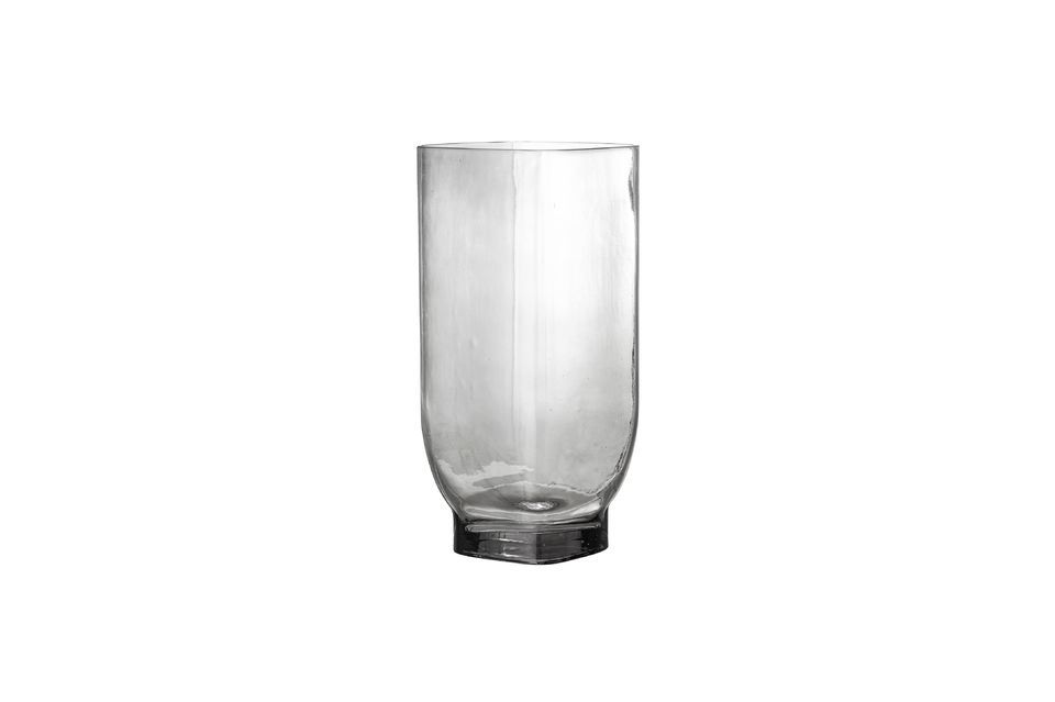 Grey glass vase Irfa Bloomingville