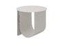 Miniature Grey metal side table Cher Clipped