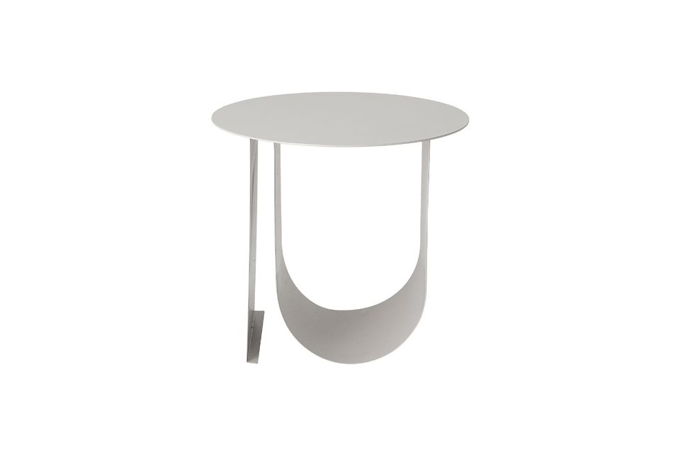 Grey metal side table Cher - 6