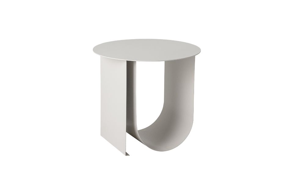 Grey metal side table Cher - 7