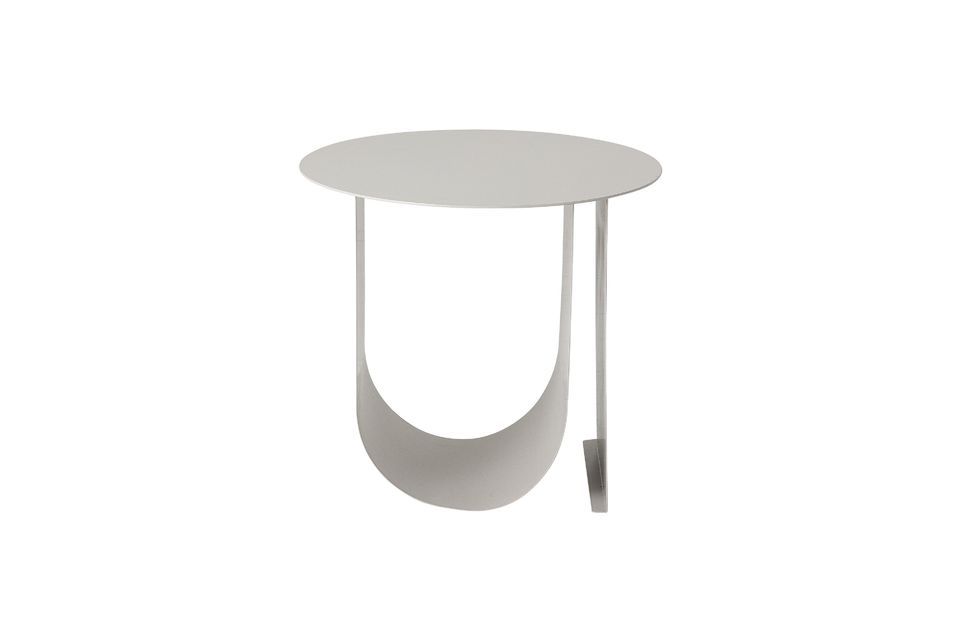 Grey metal side table Cher - 8