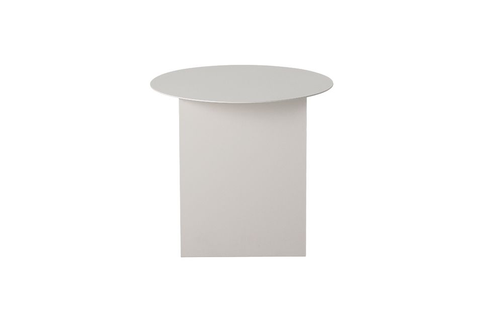 Grey metal side table Cher - 9