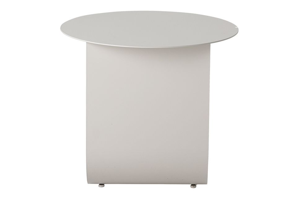 Grey metal side table Cher - 10