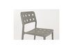 Miniature Grey plastic garden chair Serra 8