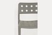 Miniature Grey plastic garden chair Serra 13