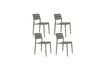 Miniature Grey plastic garden chair Serra 11
