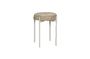 Miniature Grey-sand fabric stool Silo Clipped