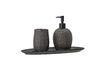 Miniature Grey soap dispenser set Hrin 6