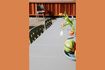 Miniature Grey steel garden table Alban 4