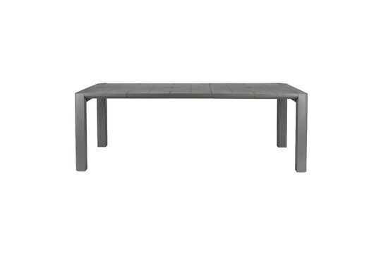 Grey steel garden table Alban