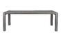 Miniature Grey steel garden table Alban Clipped