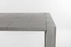 Miniature Grey steel garden table Alban 6