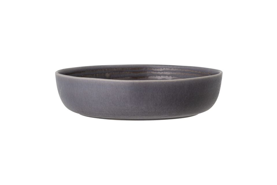 Grey stoneware serving bowl Raben Bloomingville