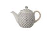 Miniature Grey stoneware teapot Elsa 1